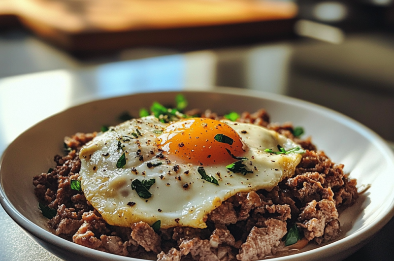 How to Cook Ground Beef and Eggs