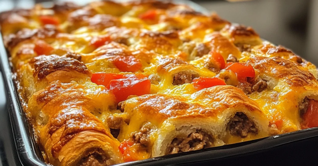 crescent roll breakfast casserole recipe