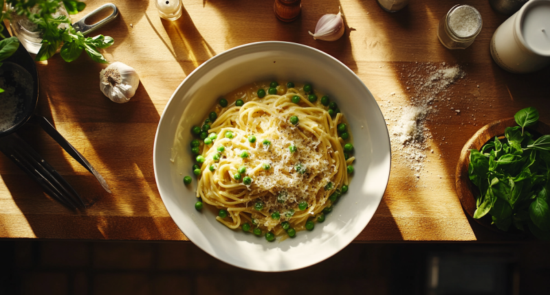 Easy Pasta with Peas Recipe for a Quick Dinner